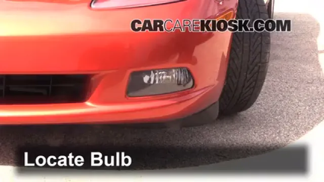 2006 Chevrolet Corvette 6.0L V8 Convertible Éclairage Feu antibrouillard (remplacer l'ampoule)